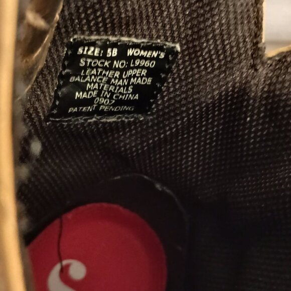 Justin Gypsy Western Cowgirl Boots L9960 Size 5B Brown Leather - Picture 12 of 15